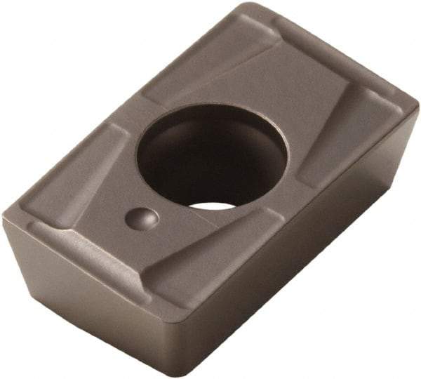 Seco - APFT1604 D15 Grade T350M Carbide Milling Insert - TiCN/Al2O3 Finish, 0.187" Thick, 0.031" Corner Radius - USA Tool & Supply