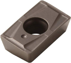 Seco - APFT1604 D15 Grade T350M Carbide Milling Insert - TiCN/Al2O3 Finish, 0.187" Thick, 0.031" Corner Radius - USA Tool & Supply