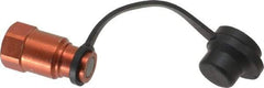 Enerpac - 3/8 NPTF Hydraulic Hose Male Flush Face Coupler - 10,000 psi - USA Tool & Supply