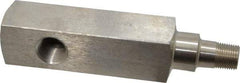 Enerpac - 10,000 psi Pressure Rating, Hydraulic Pressure Gage Adapter - 3/8 NPTF Male End, 3/8 NPTF Female End, 1/2 NPTF Guage Port - USA Tool & Supply