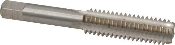 Interstate - 1/2-12 UNS 3B 4 Flute Bright Finish High Speed Steel Straight Flute Standard Hand Tap - Bottoming, Right Hand Thread, 3-3/8" OAL, H3 Limit, Oversize - Exact Industrial Supply