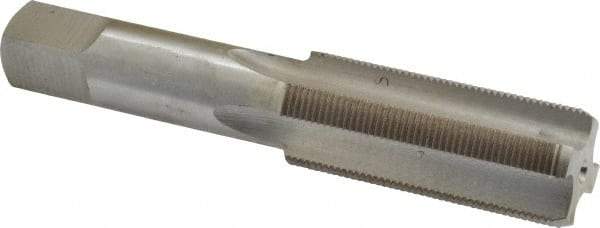Interstate - 7/8-20 UNEF 3B 4 Flute Bright Finish High Speed Steel Straight Flute Standard Hand Tap - Bottoming, Right Hand Thread, 4-11/16" OAL, H4 Limit, Oversize - USA Tool & Supply