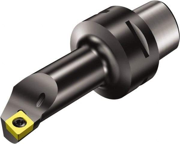 Sandvik Coromant - Left Hand, C4 CCMT 3(2.5)2 Modular Turning and Profiling Cutting Unit Head - Screw and Clamp Holding Method, 1.2598 Inch Hole Diameter, Through Coolant - USA Tool & Supply