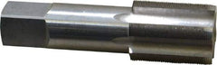 Interstate - 1-3/16 - 32 UNS 3B 6 Flute Bright Finish High Speed Steel Straight Flute Standard Hand Tap - Plug, Right Hand Thread, 4" OAL, H4 Limit, Oversize - USA Tool & Supply