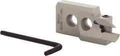 Iscar - 3" Groove Width, 8mm Max Depth of Cut, Right Hand Cut, HGAE Indexable Grooving Blade - GRIP, GRIP (Full Radius) Insert Style, Series Heliface - USA Tool & Supply
