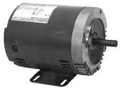 Marathon Electric - 1/2 Max hp, 3,450 Max RPM, Electric AC DC Motor - 208-230/460 V Input, Three Phase, 56J Frame - USA Tool & Supply