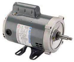 Marathon Electric - 1/4 Max hp, 1,200 Max RPM, Electric AC DC Motor - 115 V Input, Single Phase, 56 Frame, 0.62" Shaft Diam - USA Tool & Supply