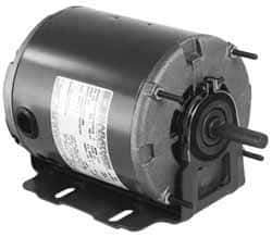 Marathon Electric - 1/4 Max hp, 1,725 Max RPM, Electric AC DC Motor - 115 V Input, Single Phase, 48 Frame, 1/2" Shaft Diam - USA Tool & Supply