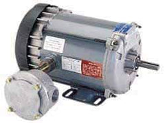 Marathon Electric - 1/3 Max hp, 1,725 Max RPM, Electric AC DC Motor - 115/208-230 V Input, Single Phase, 56 Frame, 0.62" Shaft Diam - USA Tool & Supply