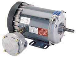 Marathon Electric - 1 Max hp, 3,450 Max RPM, Electric AC DC Motor - 208-230/460 V Input, Three Phase, 56 Frame, 0.62" Shaft Diam - USA Tool & Supply