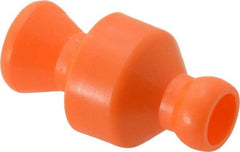 Loc-Line - 10 Piece, 1/4" ID Coolant Hose In-Line Valve - Female to Ball Connection, Acetal Copolymer Body, Unthreaded, Use with Loc-Line Modular Hose Systems - USA Tool & Supply