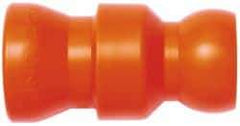 Loc-Line - 10 Piece, 1/2" ID Coolant Hose In-Line Valve - Female to Ball Connection, Acetal Copolymer Body, Unthreaded, Use with Loc-Line Modular Hose Systems - USA Tool & Supply