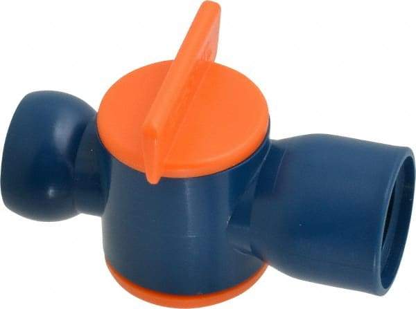Loc-Line - 10 Piece, 1/2" ID Coolant Hose Valve Pack - Female to Female Connection, Acetal Copolymer Body, 1/2 NPT, Use with Loc-Line Modular Hose Systems - USA Tool & Supply