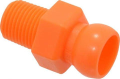 Loc-Line - 50 Piece, 1/4" Hose ID, Male to Female Coolant Hose Connector - 1/8" NPT, For Loc-Line Modular Hose Systems - USA Tool & Supply