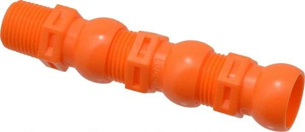 Loc-Line - 50 Piece, 1/2" Hose ID, Male to Female Coolant Hose Connector - 3/8" NPT, For Loc-Line Modular Hose Systems - USA Tool & Supply