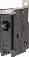 Eaton Cutler-Hammer - 50 Amp, 120/240 VAC, 24 VDC, 48 VDC, 80 VDC, 1 Pole, Bolt On Miniature Circuit Breaker - Thermal Magnetic Trip, 14-4 AWG, 2-3/8 Inch Deep x 2-15/16 Inch High x 1 Inch Wide - USA Tool & Supply