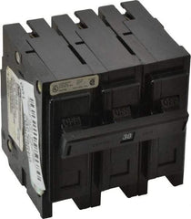 Eaton Cutler-Hammer - 30 Amp, 240 VAC, 3 Pole, Plug In Miniature Circuit Breaker - Thermal Magnetic Trip, 14-4 AWG, 2-3/8 Inch Deep x 2-15/16 Inch High x 3 Inch Wide - USA Tool & Supply