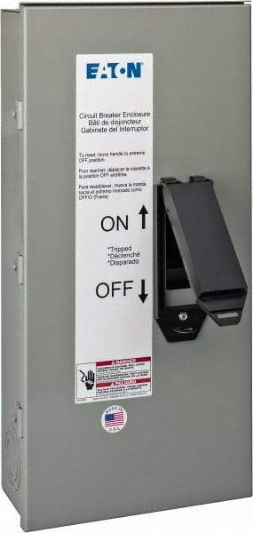 Eaton Cutler-Hammer - 100 Amp Circuit Breaker Enclosure - Use with EHD Type of Circuit Breakers, FD Type of Circuit Breakers, FDB Circuit Breakers, HFD Type of Circuit Breakers - USA Tool & Supply