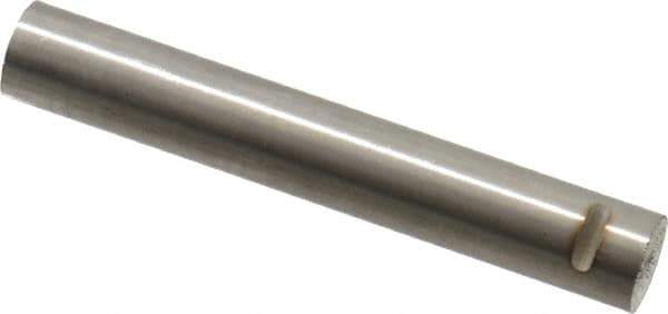 Eclipse - 2" Long x 19/64" Diam, Alnico Round Bar Magnet - Notched, 1,022°Fahrenheit Max Operating Temp - USA Tool & Supply