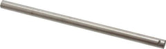 Eclipse - 6" Long x 19/64" Diam, Alnico Round Bar Magnet - Notched, 1,022°Fahrenheit Max Operating Temp - USA Tool & Supply