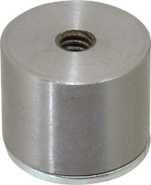 Eclipse - 1" Diam, 1/4-20 Thread, 7 Lb Average Pull Force, Alnico Pot Magnets - 220°C Max Operating Temp, 3/4" High - USA Tool & Supply