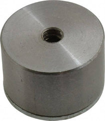 Eclipse - 1-1/4" Diam, 1/4-20 Thread, 7.5 Lb Average Pull Force, Alnico Pot Magnets - 220°C Max Operating Temp, 3/4" High - USA Tool & Supply