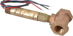 Dwyer - 2,000 psi, Brass Housing, Dwyer Flowtect Flow Switch - Model V6 - USA Tool & Supply