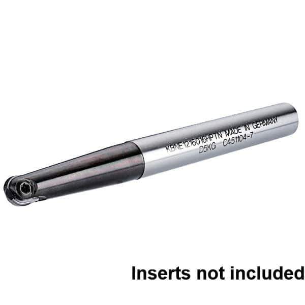 Kennametal - 3/4" Cut Diam, 1" Shank Diam, 7.48" OAL, Indexable Ball Nose End Mill - USA Tool & Supply