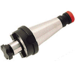 Iscar - 18mm Hole Diam, HSK63A Taper Shank Shrink Fit Tool Holder & Adapter - 95mm Projection, 33mm Nose Diam, 50mm Clamping Depth, 25,000 RPM, Through Coolant - Exact Industrial Supply