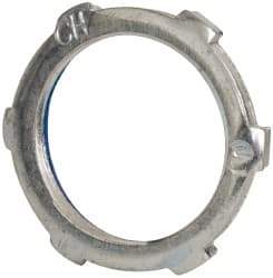 Cooper Crouse-Hinds - 1" Trade, Steel Threaded Rigid/Intermediate (IMC) Conduit Locknut - Noninsulated - USA Tool & Supply