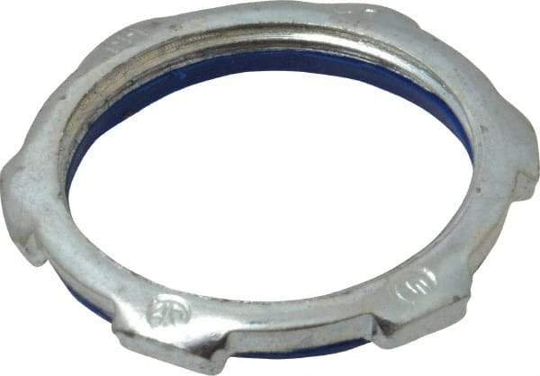 Cooper Crouse-Hinds - 1-1/4" Trade, Steel Threaded Rigid/Intermediate (IMC) Conduit Locknut - Noninsulated - USA Tool & Supply
