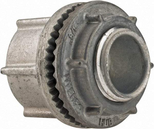 Cooper Crouse-Hinds - 3/8" Trade, Zinc Threaded Rigid/Intermediate (IMC) Conduit Hub - Noninsulated - USA Tool & Supply