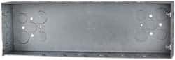 Cooper Crouse-Hinds - 6 Gang, (30) 1/2 & 3/4" Knockouts, Steel Rectangle Wall Box - 4-1/2" Overall Height x 14-1/16" Overall Width x 1-5/8" Overall Depth - USA Tool & Supply