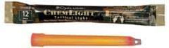 Cyalume - 10 Piece Orange Chemical Lightstick - 6 Inch Long, 12 Hours Illumination Time, Nonflammable, Nontoxic and Waterproof, Snap and Shake Activation Method - USA Tool & Supply