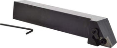 Iscar - MDJN, Left Hand Cut, 93° Lead Angle, 1" Shank Height x 1" Shank Width, Negative Rake Indexable Turning Toolholder - 6" OAL, DN.. Insert Compatibility, Series Isoturn - USA Tool & Supply