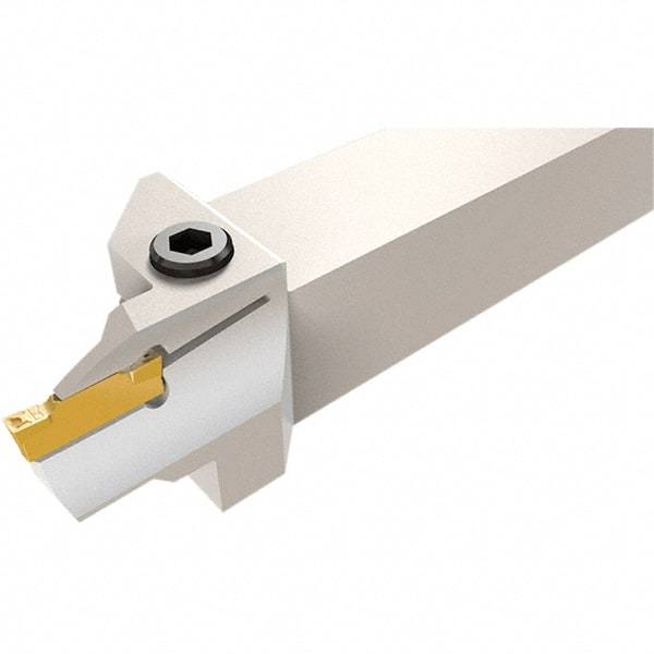 Iscar - HFH, External, Right Hand, 12mm Max Depth of Cut, 3mm Max Groove Width, Indexable Grooving Tool Holder - HFP.. Insert Compatibility, 25mm Shank Height, 25mm Shank Width, 150mm OAL - USA Tool & Supply