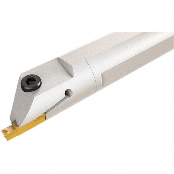Iscar - 32mm Min Bore Diam, 250mm OAL, 32mm Shank Diam, HFI-MC Indexable Boring Bar - 5mm Max Bore Depth, DGN, GRIP, HFPL Insert, Clamp Holding Method - USA Tool & Supply