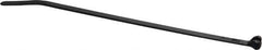 Thomas & Betts - 5-1/2" Long Black Nylon Standard Cable Tie - 40 Lb Tensile Strength, 1.31mm Thick, 28.7mm Max Bundle Diam - USA Tool & Supply