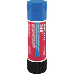 Loctite - 19 g Stick, Blue, Medium Strength Semisolid Threadlocker - Series 248, 24 hr Full Cure Time, Hand Tool, Heat Removal - USA Tool & Supply