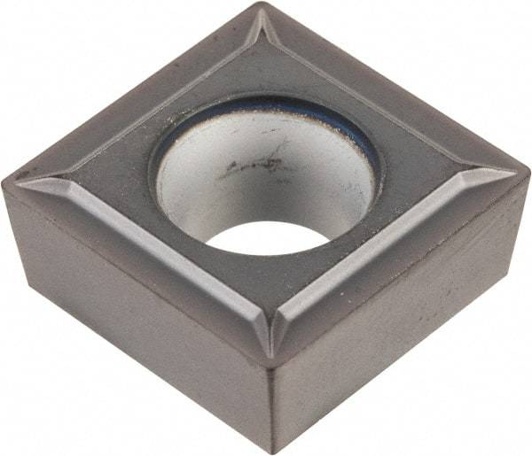 Kennametal - SCMT431 LF Grade KC5010 Carbide Turning Insert - TiAlN Finish, 90° Square, 1/2" Inscr Circle, 3/16" Thick, 1/64" Corner Radius - USA Tool & Supply