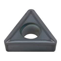 Kennametal - TCMT21.52 LF Grade KC5010 Carbide Turning Insert - TiAlN Finish, 60° Triangle, 1/4" Inscr Circle, 3/32" Thick, 1/32" Corner Radius - USA Tool & Supply