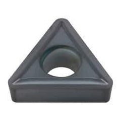 Kennametal - TCMT21.52 LF Grade KC5010 Carbide Turning Insert - TiAlN Finish, 60° Triangle, 1/4" Inscr Circle, 3/32" Thick, 1/32" Corner Radius - USA Tool & Supply