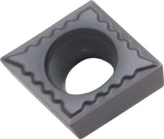Kennametal - CCMT32.50.5 UF Grade KC5010 Carbide Turning Insert - TiAlN Finish, 80° Diamond, 3/8" Inscr Circle, 5/32" Thick, 0.0079" Corner Radius - USA Tool & Supply