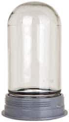 Cooper Crouse-Hinds - 120 Volt, 100 Watt, Incandescent Hazardous Location Light Fixture - Vaporproof, Corrosion & Heat Resistant, Aluminum Housing, 3-3/8" Wide x 6-7/8" High - USA Tool & Supply