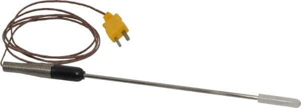 Fluke - Electrical Test Equipment Probe - Use with K-Type Thermometers - USA Tool & Supply