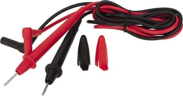 Fluke - Black/Red Electrical Test Equipment Leads - Use with General Purpose - USA Tool & Supply