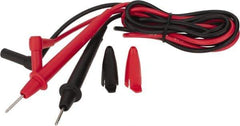 Fluke - Black/Red Electrical Test Equipment Leads - Use with General Purpose - USA Tool & Supply