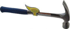 Estwing - 1-3/8 Lb Head, Straight Framing Hammer - 16" OAL, 1-3/64" Face Diam, Smooth Face, Steel Handle with Grip - USA Tool & Supply