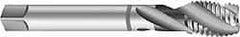 Emuge - #5-40 UNC, 3 Flute, 45° Helix, Bottoming Chamfer, Bright Finish, Cobalt Spiral Flute STI Tap - Right Hand Flute, 2.48" OAL, 0.168" Shank Diam, 0.512" Thread Length, 3B Class of Fit, Series Enorm Z - Exact Industrial Supply