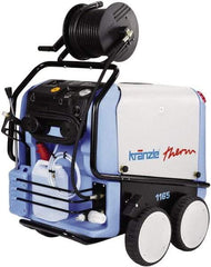 Kranzle - Electric, 21 Amp, 7.5 hp, 2,400 psi, 5 GPM, Hot Water Pressure Washer - Heavy Duty Axial Cam, 65' x 3/8" Hose, 440 Max Volts - USA Tool & Supply